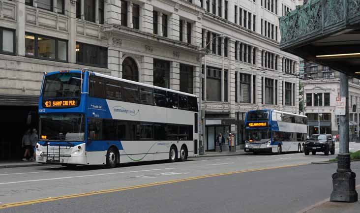 Community Transit ADL Enviro500 10812 & Enviro500MMC 15814